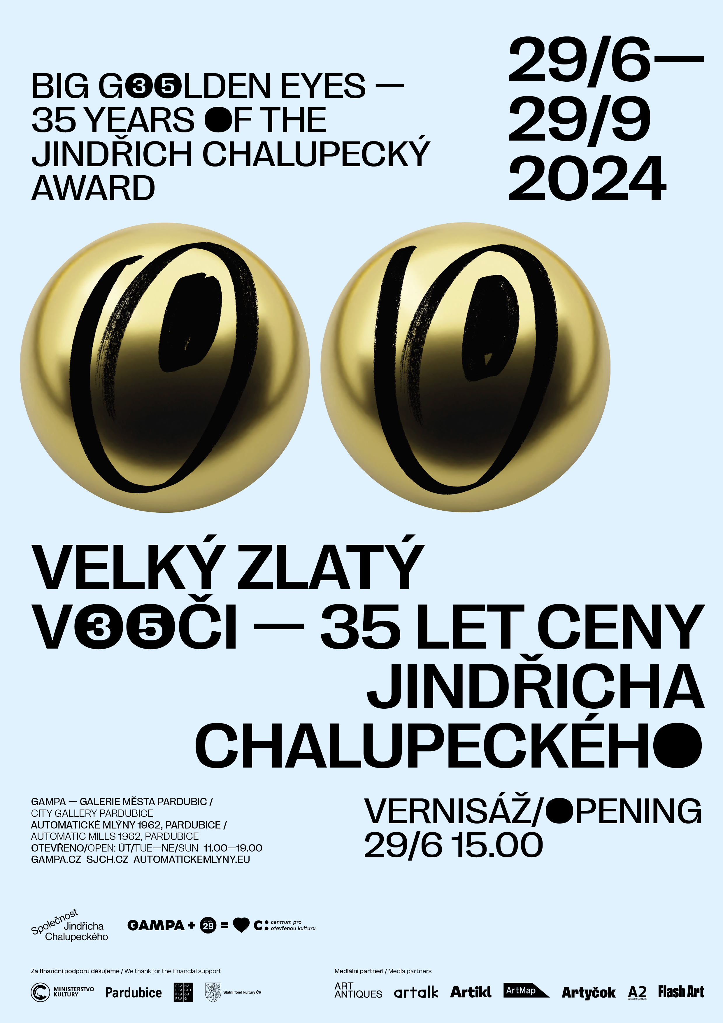 Velký zlatý voči – 35 let Ceny Jindřicha Chalupeckého