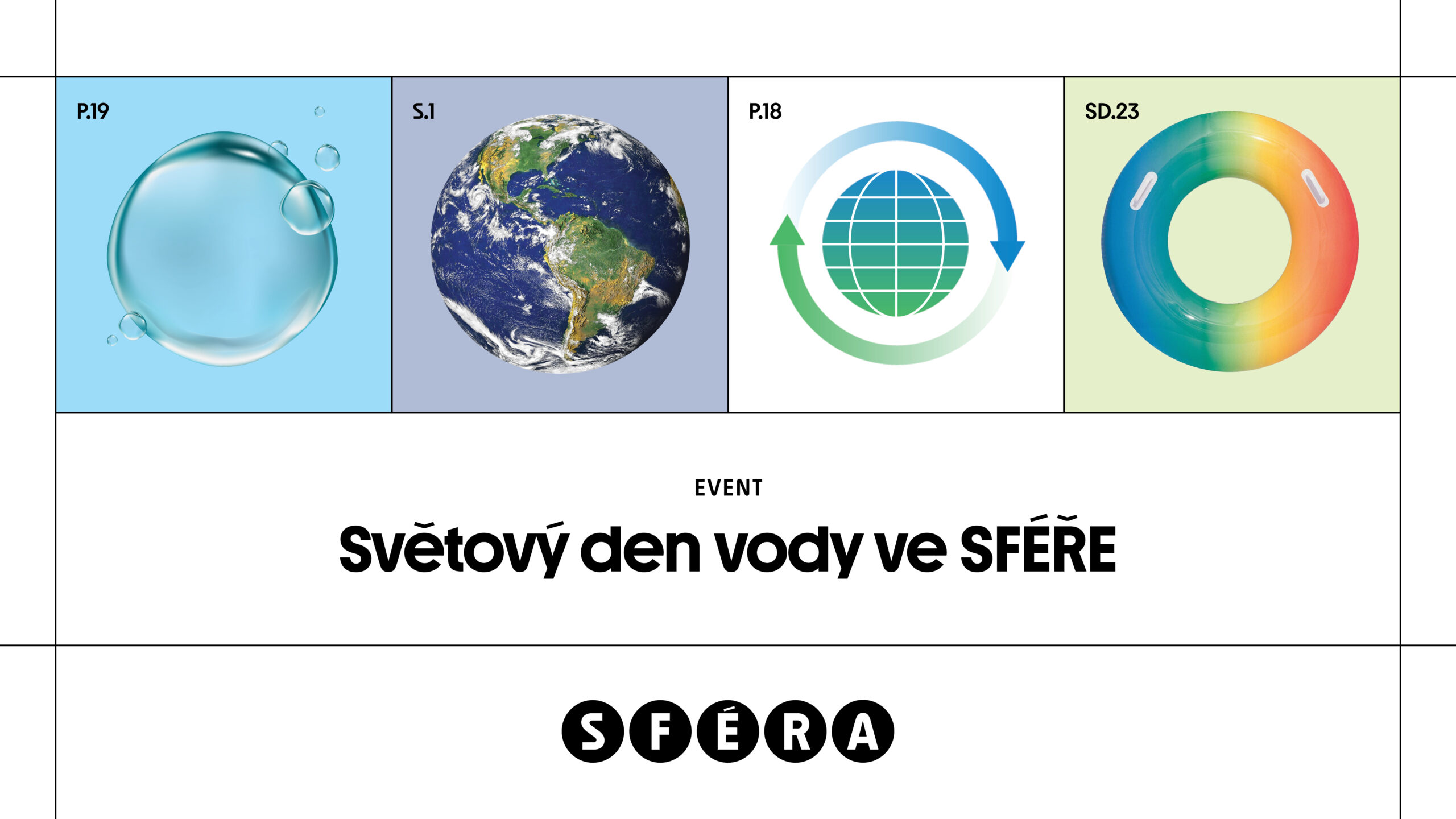 Víkend 22. a 23. března ve SFÉŘE ve znamení Dne vody!