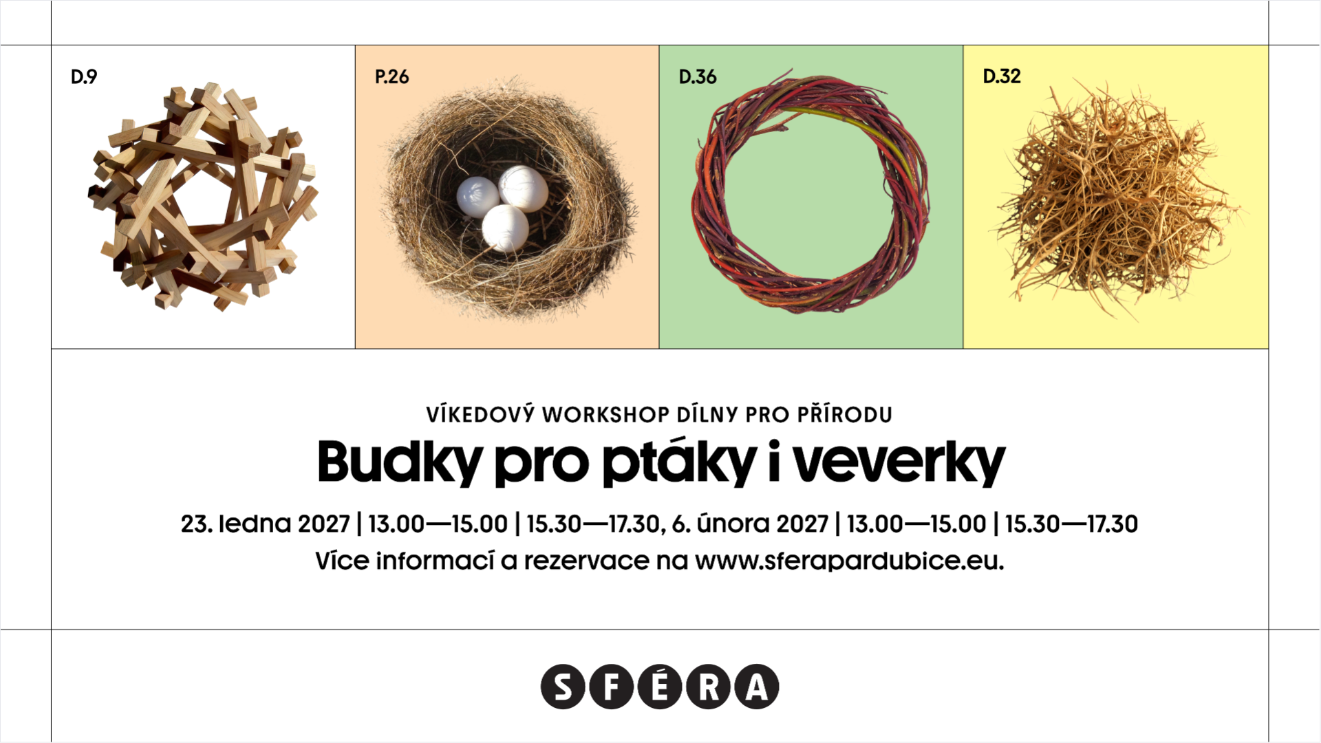 Dílny pro přírodu: Výroba budek pro ptáky a veverky